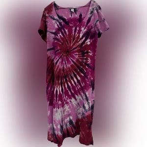 Women’s 4 Color Tie Dye Dress